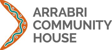 arrabri community house logo stacked large
